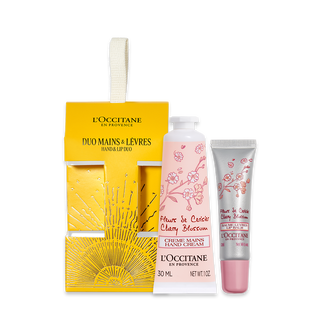 Lembrança Flor de Cerejeira: Creme de Mãos e Bálsamo Labial